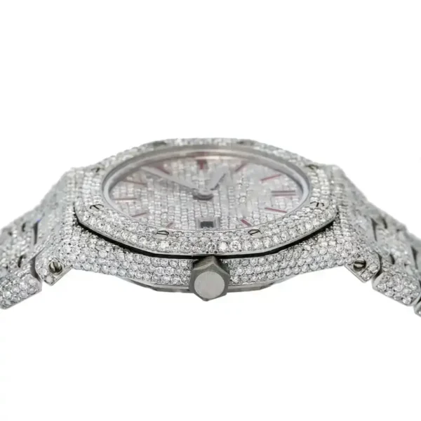 41MM DIAMOND DIAL Studded Diamond Watch - Image 6