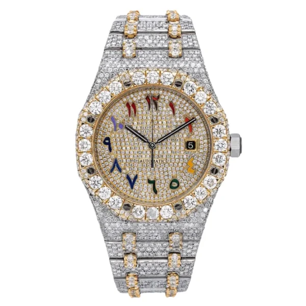 ELEGANCE 41MM YELLOW AREBIC DIAL WATCH