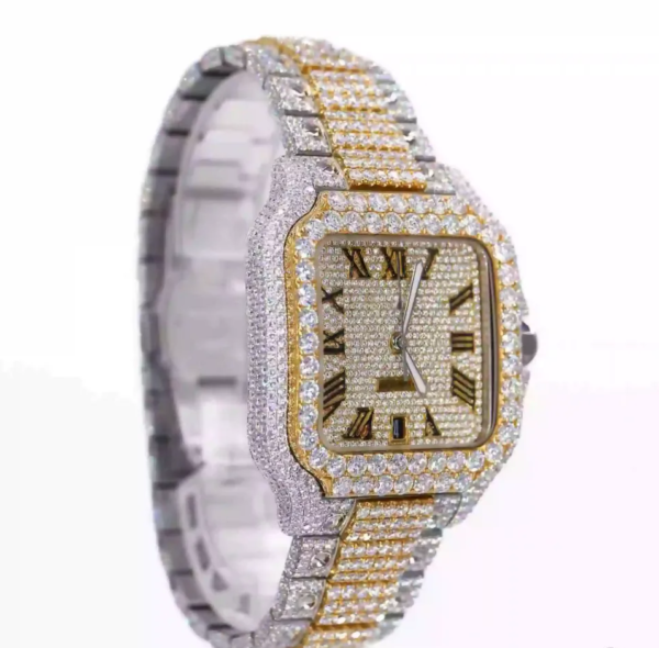 Dazzling 41MM Studded Diamond Watch - Image 2