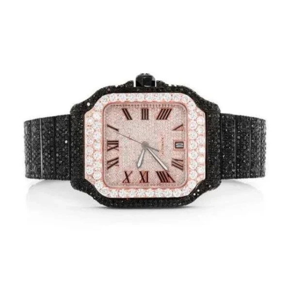 Luxurious 40mmRose Roman Dial Watch - Image 5