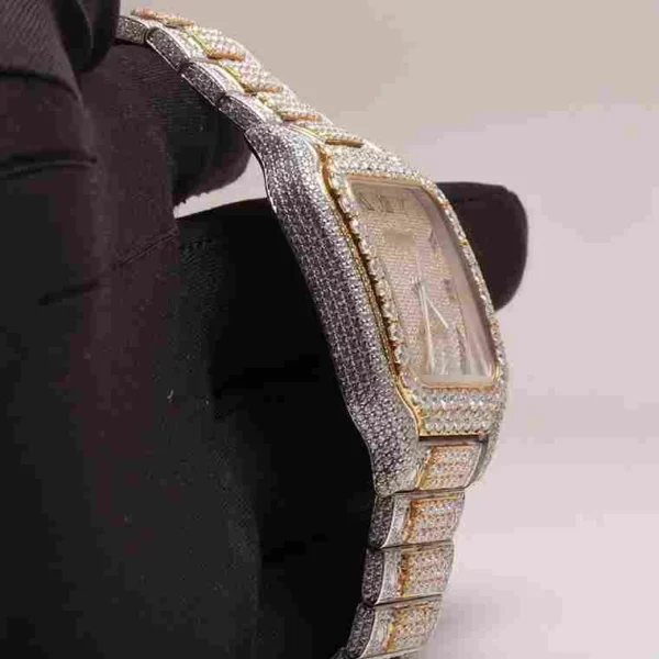 Dazzling 41MM Studded Diamond Watch - Image 5