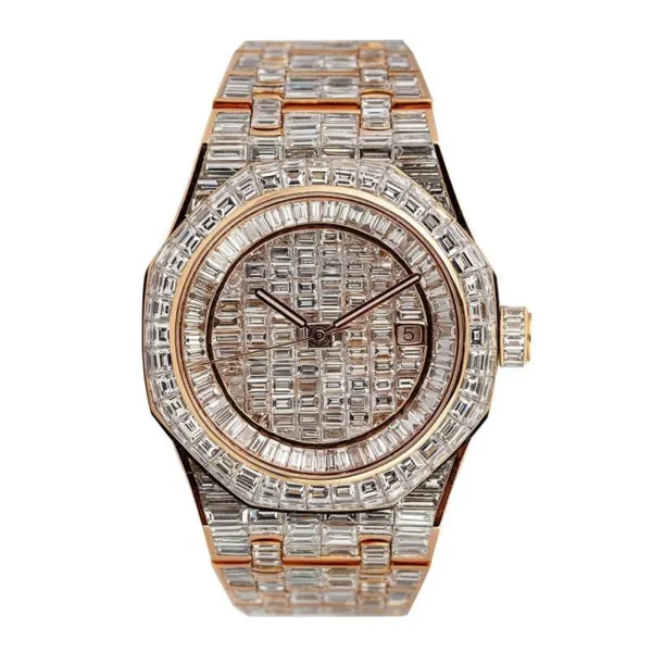 Sparkling 41MM Royal Oak Diamond Watch