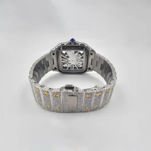 ELEGANCE 41MM GOLD DIAL SKELETON WATCH - Image 6