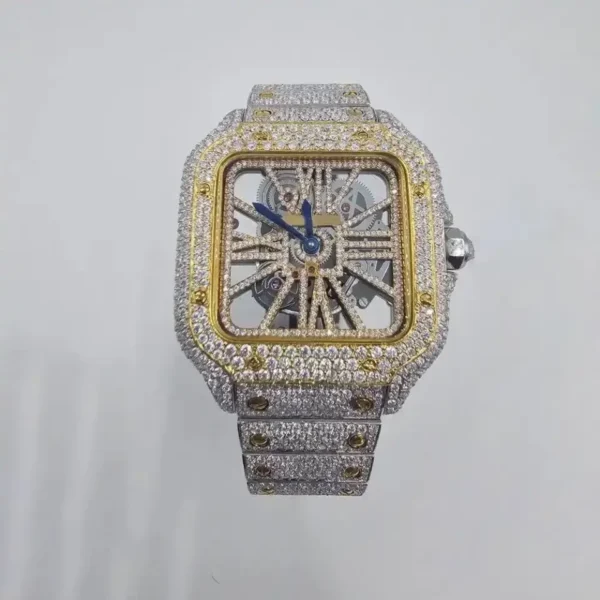 ELEGANCE 41MM GOLD DIAL SKELETON WATCH - Image 5