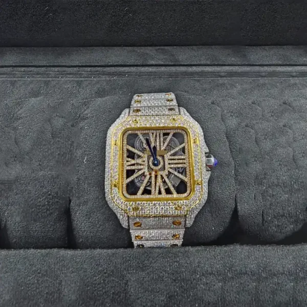 ELEGANCE 41MM GOLD DIAL SKELETON WATCH - Image 3