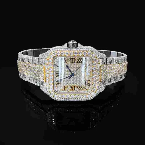 Dazzling 41MM Studded Diamond Watch - Image 6