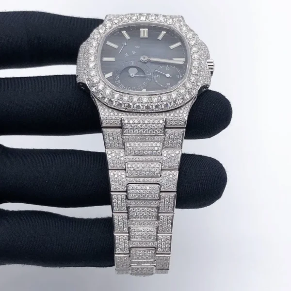 Dazzling PP Iced Out Diamond Watch - Image 6