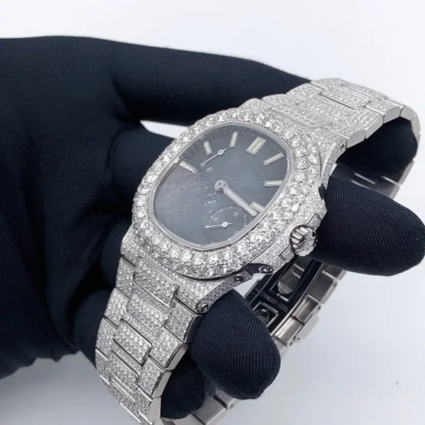 Dazzling PP Iced Out Diamond Watch - Image 5