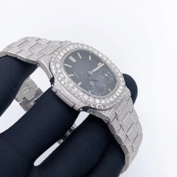 Dazzling PP Iced Out Diamond Watch - Image 4