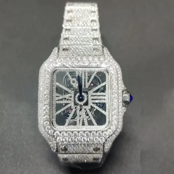 Dazzling Skeleton Diamond Watch - Image 2