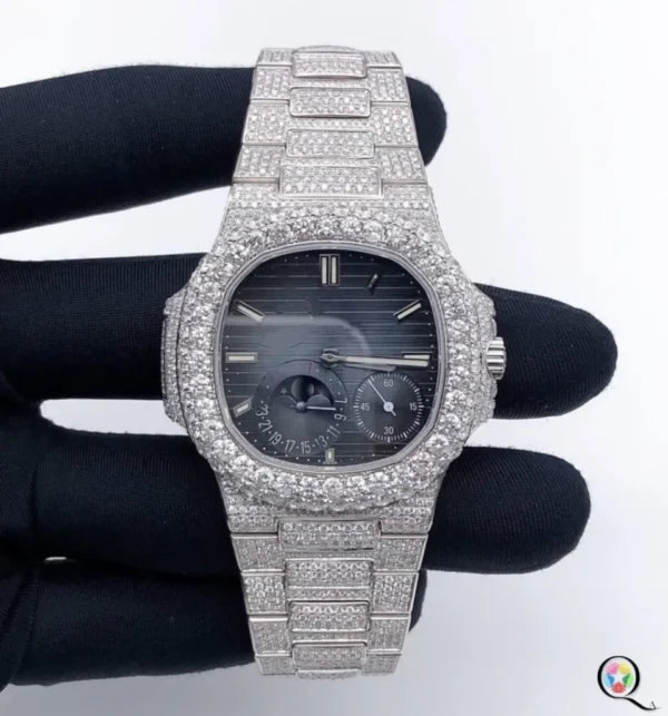 Dazzling PP Iced Out Diamond Watch - Image 10