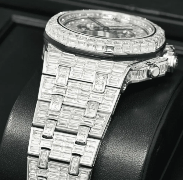 Unique 42mm Ap Diamond Watch - Image 3