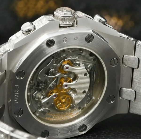 Unique 42mm Ap Diamond Watch - Image 5