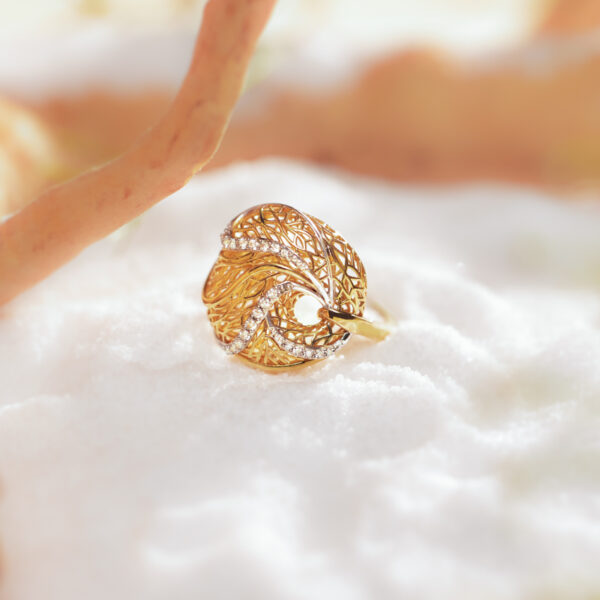 Alocasia Root Diamond Ring - Image 3