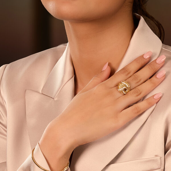 Alocasia Root Diamond Ring - Image 5