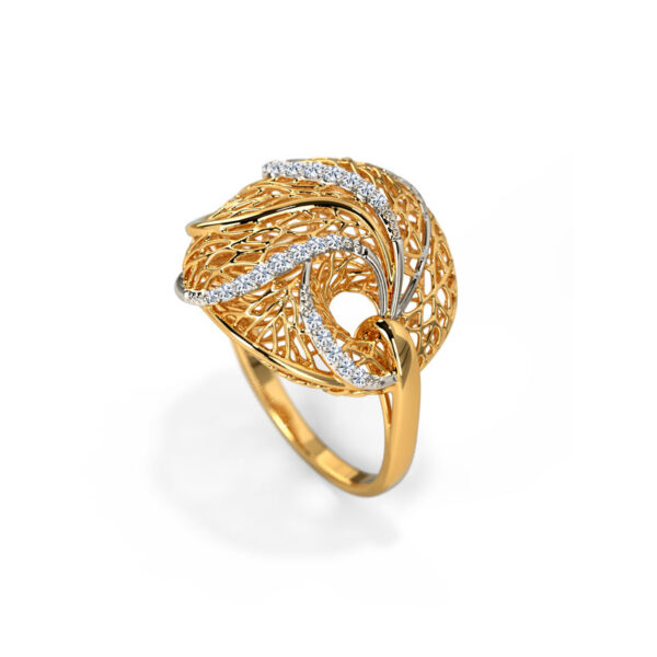 Alocasia Root Diamond Ring - Image 2
