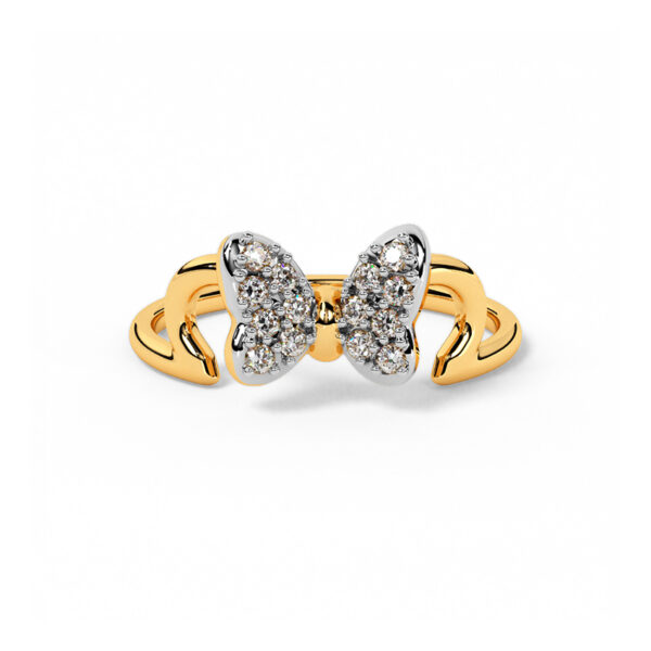 Mickey Mouse Diamond Bow Ring