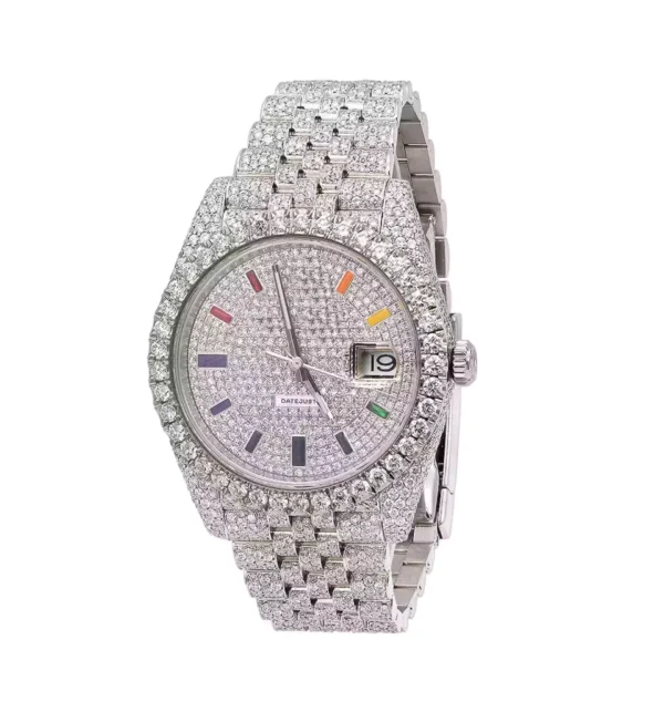 DAZZLING 36MM STAINLESS STEEL WATCH - Image 4