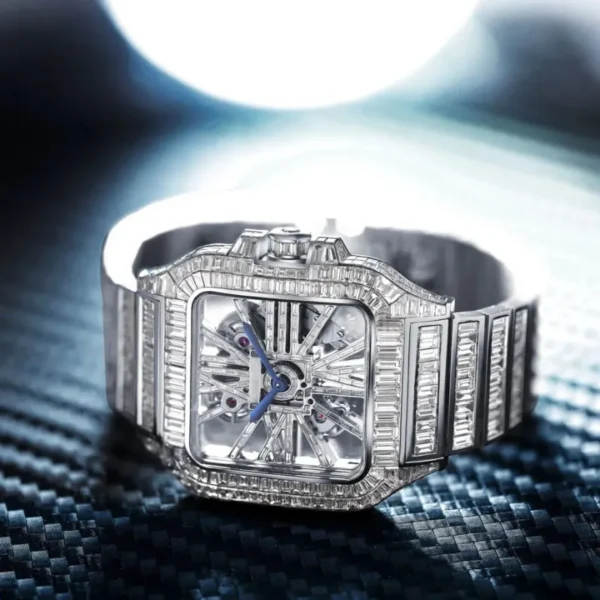 Dazzling Skelton Dial Automatic Movement Watch - Image 6